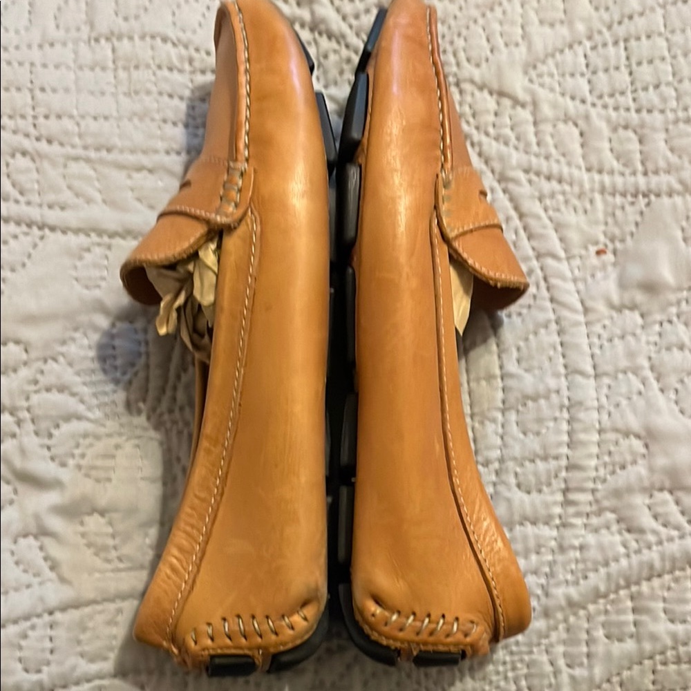 Mercanti Fiorentini Brown Penny Loafers Timeless Flats - Picture 9 of 9